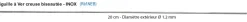 FLASHMER 50 Aiguilles Biseautées Inox| Accessoires De Montage Surfcasting