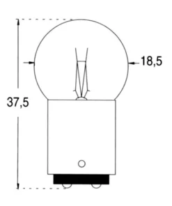 VDM Ampoule Et Navette^2 ampoules sphérique 12V - 10W