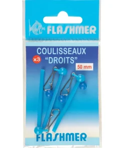 FLASHMER Accessoires De Montage Carpe|Accessoires De Montage Surfcasting^3 Coulisseaux droits bleus 50 mm