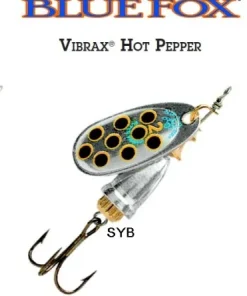 BLUE FOX 12 Cuillers Vibrax Hot Pepper N° 1 4gr