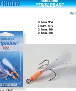 FLASHMER 2 Hameçons Triplebar