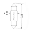 VDM Ampoule Et Navette^2 navettes 12V - 10W - 11X44