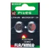 FLASHMER Piles Et Accus|Accessoires De Montage Surfcasting^2 Piles Lithium CR2032