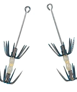 FLASHMER Calamarette & Turlutte^2 Turluttes Double Grappin Inox