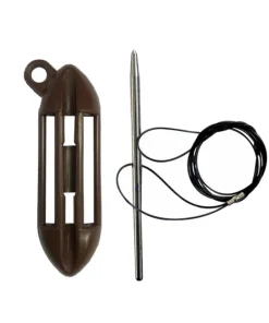 LABRAX Accroche Poisson Et Filet^Accroche poisson pour ceinture Brown
