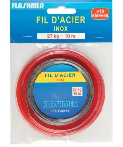 FLASHMER Acier Gainé Thermo Soudable 10 m Vert