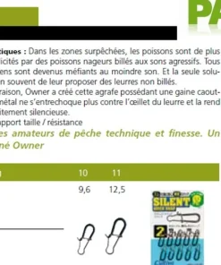 OWNER Agrafes EMATS| Accessoires De Montages Carnassier