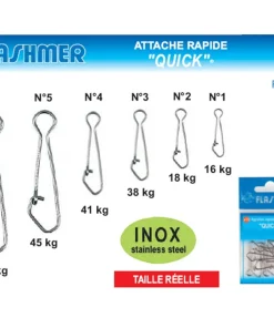 FLASHMER Agrafes rapide Quick Inox