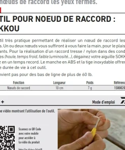 DAIWA Aiguille Daïwa pour Noeud de Raccord Sokkou