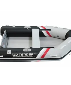 3D TENDER Annexe Gonflable^Annexe bateau pneumatique Twin V-Shape 160 Noir