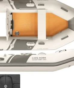 CAPE HORN Annexe Bateau Pneumatique Cloud Grey 230 HP