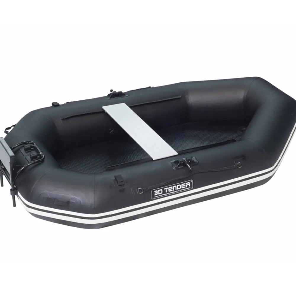 3D TENDER Annexe bateau pneumatique Superlight Round Air 160 Noir