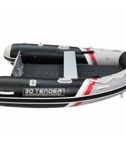 3D TENDER Annexe Gonflable^Annexe bateau pneumatique Twin Fastcat 280 - Noir/Gris
