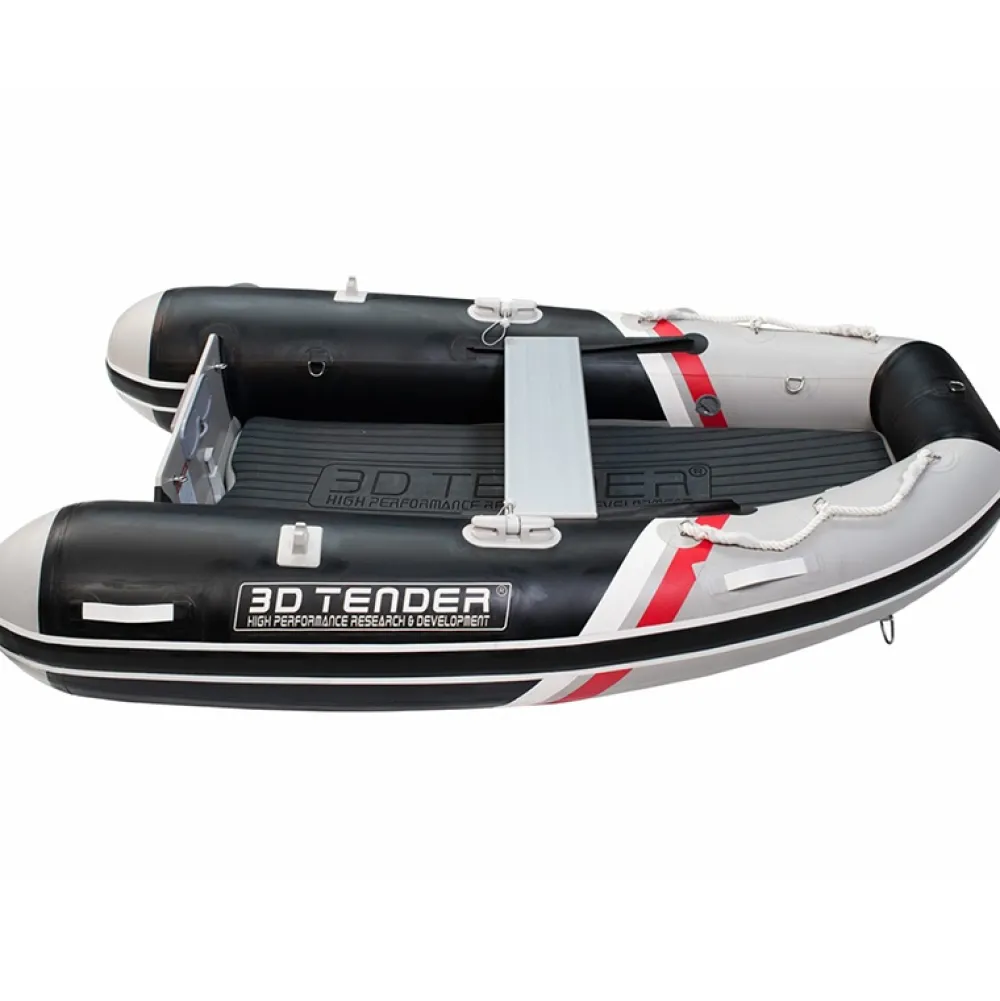 3D TENDER Annexe bateau pneumatique Twin Fastcat 230 Noir/Gris