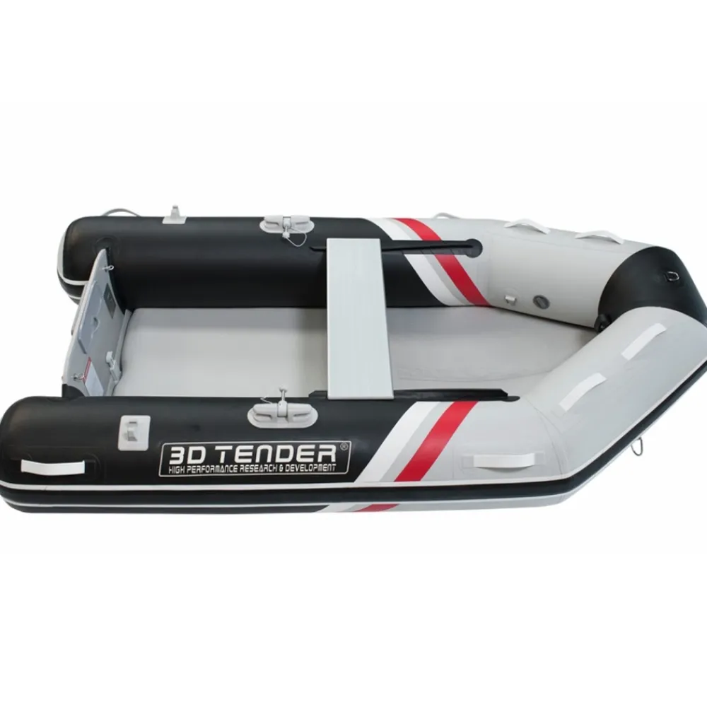 3D TENDER Annexe Gonflable^Annexe bateau pneumatique Twin V-Shape 270 noir