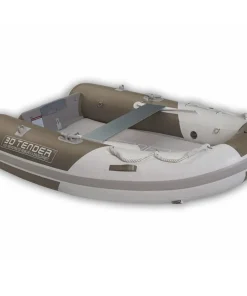 3D TENDER Annexe bateau pneumatique Twin Fastcat 280 - Olive/Blanc