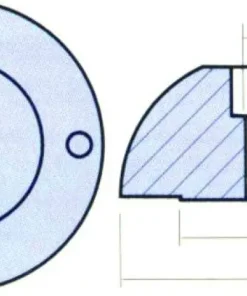 VDM Anodes^Anode pour hélice J-Prop D60