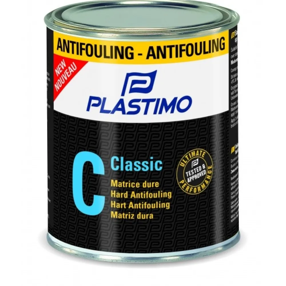 PLASTIMO Antifouling Classic matrice dure 0,75L noir| Antifouling