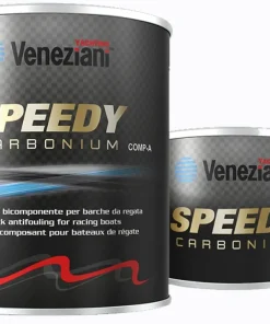 VENEZIANI Antifouling^Antifouling Speedy Carbonium matrice dure 0,75L Noir