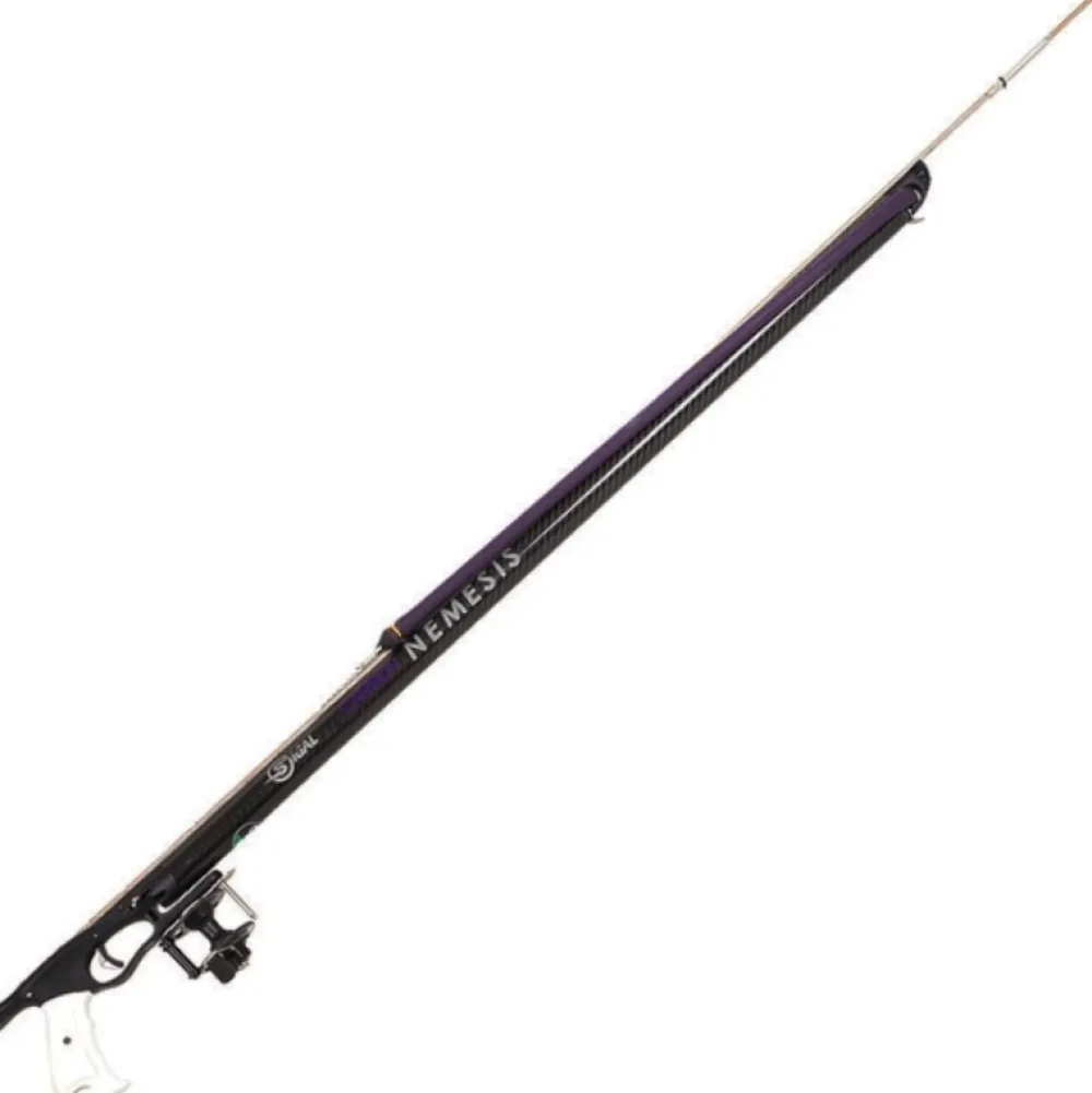 SIGALSUB Harpon À Sandows^Arbalète fusil harpon chasse sous marine Némésis Plus Carbon 116 cm avec moulinet