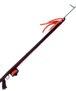 DENTY SPEARFISHING Harpon En Bois|Harpon À Sandows^Arbalète fusil harpon chasse sous marine Bois Exotique 75 cm avec moulinet