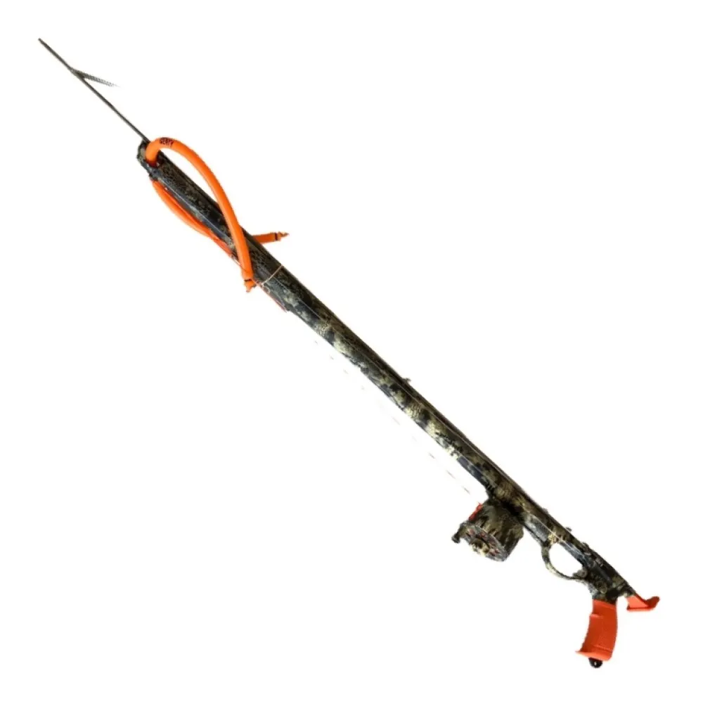 DENTY SPEARFISHING Harpon À Sandows^Arbalète fusil harpon chasse sous marine Anaconda open 1.0 camouflage 135 cm avec moulinet
