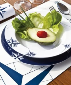 MARINE BUSINESS Vaisselle^Assiette creuse - Collection Northwind - 6 pièces