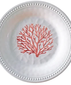 MARINE BUSINESS Vaisselle^Assiette dessert - Collection Harmony Mare Coral - 6 pièces