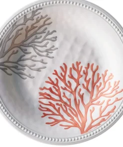 MARINE BUSINESS Vaisselle^Assiette Plate - Collection Harmony Mare Coral - 6 pièces
