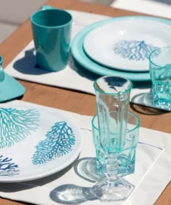 MARINE BUSINESS Vaisselle^Assiette Plate - Collection Harmony Mare Blue - 6 pièces
