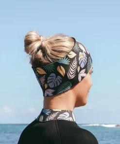 MELLOW SEA Bandeau cheveux en néoprène Noir