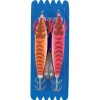 FLASHMER Nos Meilleurs Prix !|Calamarette & Turlutte^Bas de Ligne 2 x calamarettes Seiche/Encornet 90 mm Rose/Orange