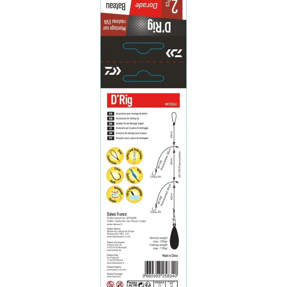 DAIWA Bas de ligne Montage dorade bateau n°2