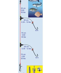 FLASHMER Bas de Ligne Surf et à Soutenir