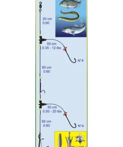 FLASHMER Bas de Ligne Surf et à Soutenir