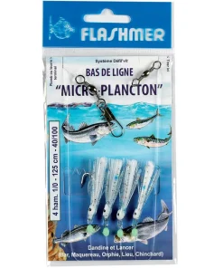 FLASHMER Leurres|Tous Les Produits^Bas de ligne Micro Plancton 4 Hameçons 1/0