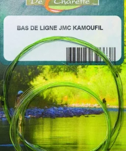 JMC & MOUCHES DE CHARETTE Fils De Pêche Mouche^Bas De Ligne Mouche JMC Kamoufil 3.70m