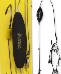 BLACK CAT Bas De Ligne Silure^Bas de ligne silure - U-float avec hameçon simple