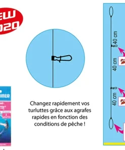 FLASHMER Bas de ligne Turlutte