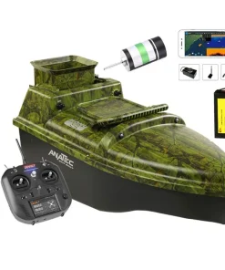 ANATEC Amorçage Carpe|Bateaux Amorceurs Carpe^Bateau Amorceur Monocoque Brushless + Sr07 + Fishing Robot