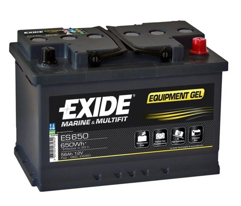 EXIDE Batterie equipment Gel 56AH - ES650