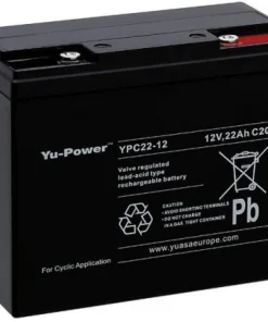 YUASA Batterie Marine Etanche 12V AGM 22AH