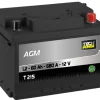 TECH POWER Batterie 12V 60Ah AGM Start & Stop