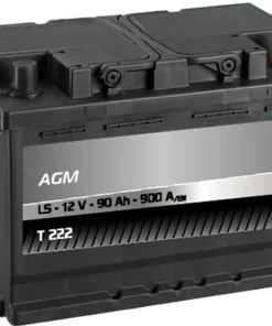 TECH POWER Batterie Marine^Batterie 12V 90Ah AGM Start & Stop