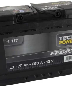 TECH POWER Batterie Marine^Batterie 12V 70Ah Start & Stop EFB
