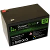 POWERTECH Batterie Marine^Batterie 12V Lithium Etanche Powerbrick+ 12V 12Ah