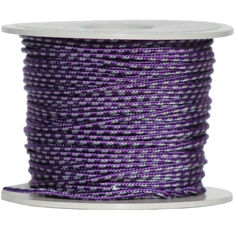SIGALSUB Dyneema Et Drisse^Bobine de Dyneema gainé Ø 2 mm Violet et Gris 100 m
