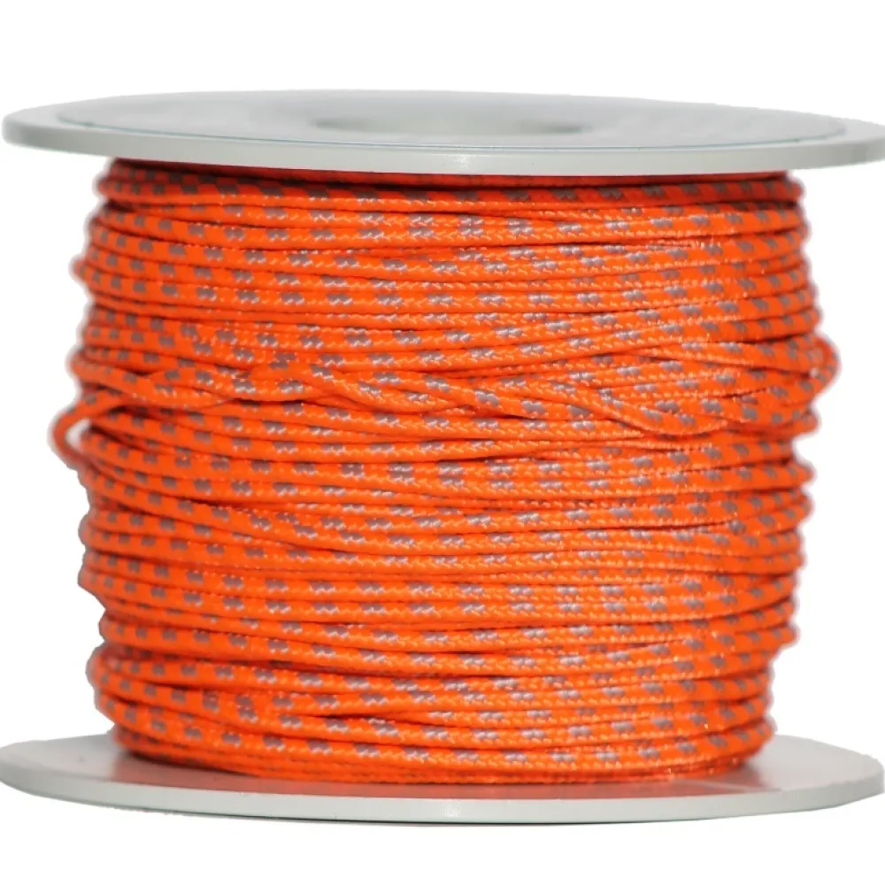 SIGALSUB Dyneema Et Drisse^Bobine de Dyneema gainé Ø 2 mm Orange et Gris 5 m