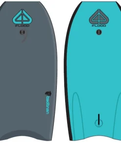 FLOOD Planche De Bodyboard^Bodyboard Usurper Charcoal/Aqua 44