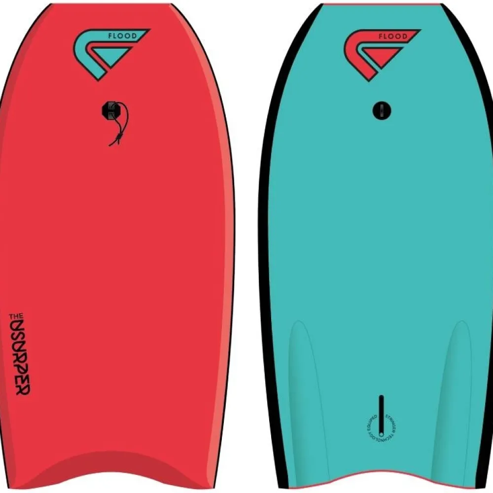 FLOOD Bodyboard Usurper Red/Teal 41